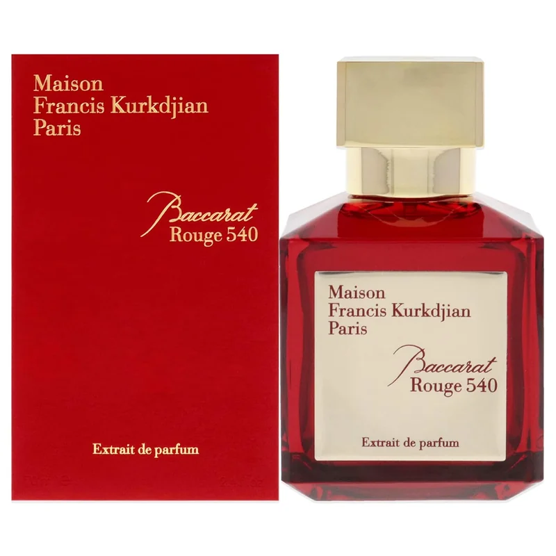 Maison Francis Kurkdjian Baccarat Rouge 540 perfume and box.